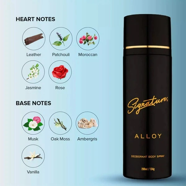 Signature ALLOY Deodorant Body Spray - Unisex - 200ML