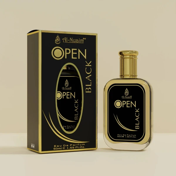 AL Nuaim Open Black Eau de Parfum - 50ML