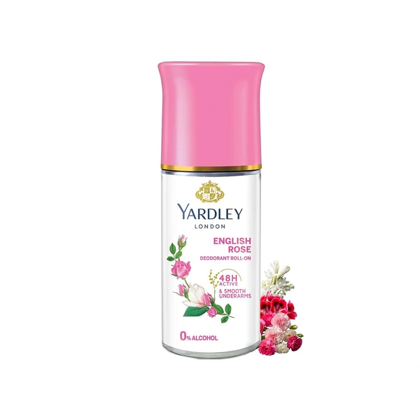 YARDLEY London English Rose Deodorant Roll-on - For Women