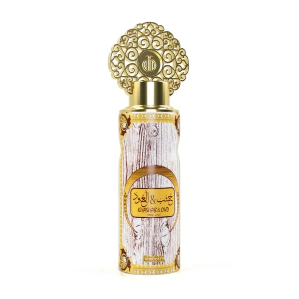 ARABIYAT KHASHAB & OUD White Perfume Spray | Alcohol Free - 200ML
