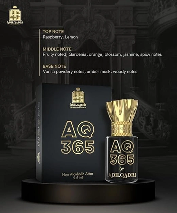 AdilQadri AQ 365 Luxury Unisex 100% Alcohol Free Long Lasting Attar - 5ML