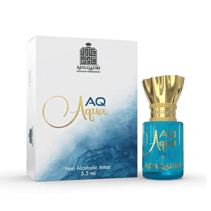 AdilQadri AQ Aqua Luxury Unisex 100% Alcohol Free Long Lasting Attar