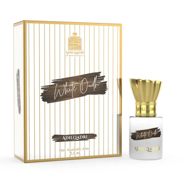 AdilQadri White Oudh Luxury Unisex 100% Alcohol Free Long Lasting Attar - 5ML
