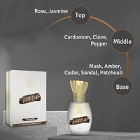 AdilQadri White Oudh Luxury Unisex 100% Alcohol Free Long Lasting Attar - 5ML