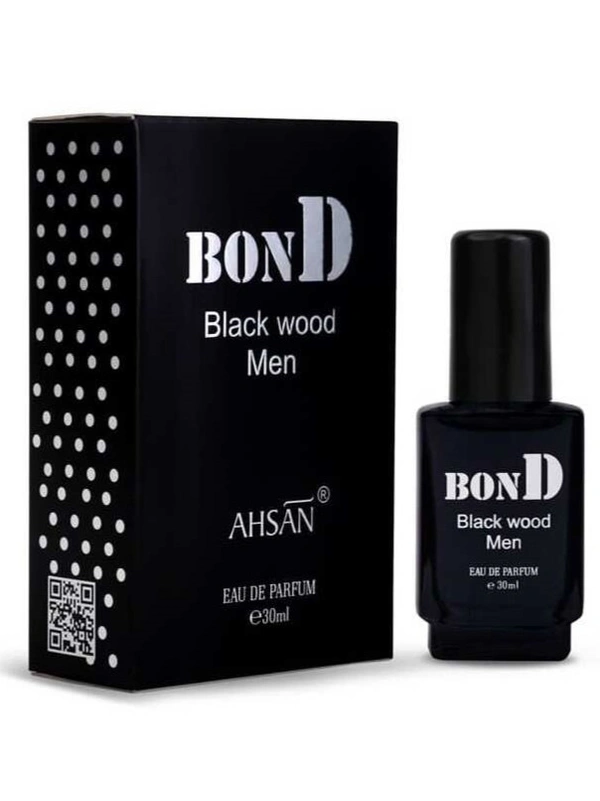 Ahsan Bond Black Wood Men Perfume Eau de Parfum - For Men - 30ML