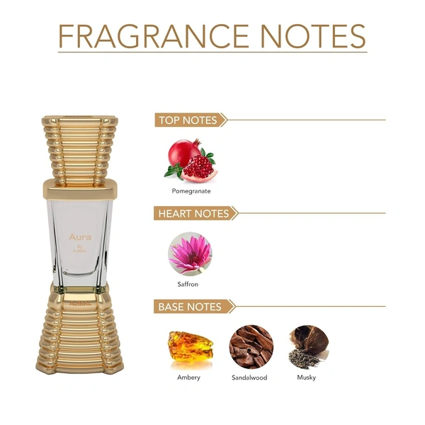 Ajmal Aura concentrated Perfume | For Men | Alcohol Free - 10ML