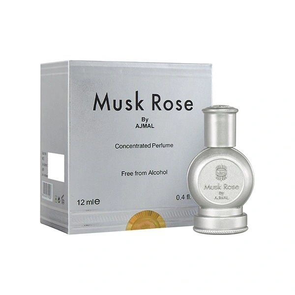 Ajmal Rose Musk concentrated Perfume | For Men | Alcohol Free - 12ML