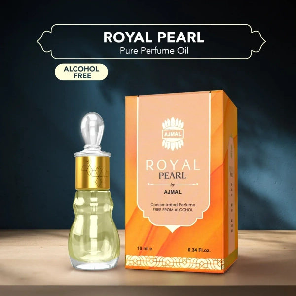 Ajmal Royal Pearl concentrated Perfume | Unisex | Alcohol Free - 10ML