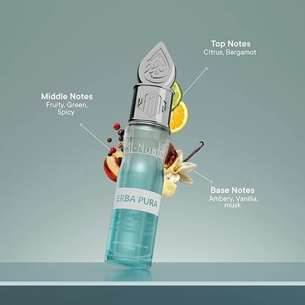 Al Nuaim Erba Pura Eftina Series Perfume Roll-on Attar - 6ML