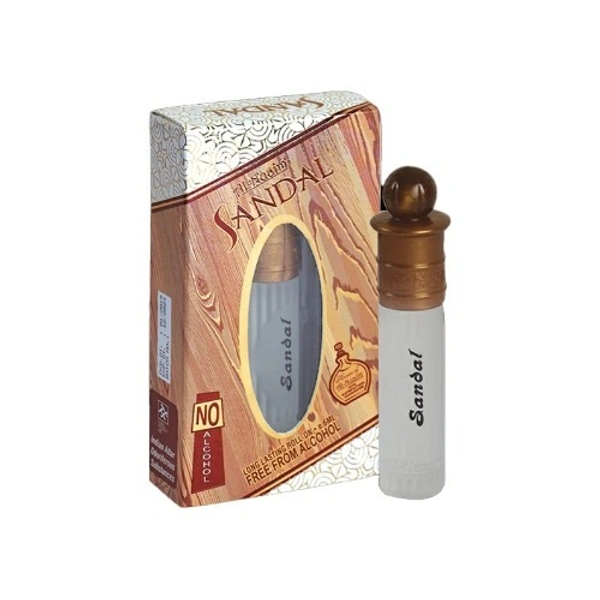 Al Nuaim Sandal Perfume Roll-On Attar Free from ALCOHOL - Unisex - 6ML