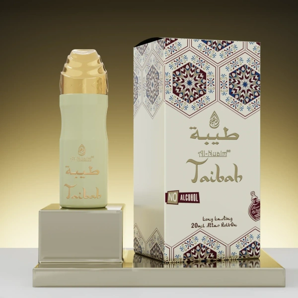 Al Nuaim Taiba Long Lasting Perfume Roll-On Attar Free from Alcohol - 20ML