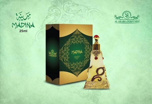 Al ARABIA Madina Attar Premium Perfume Attar - 25ML