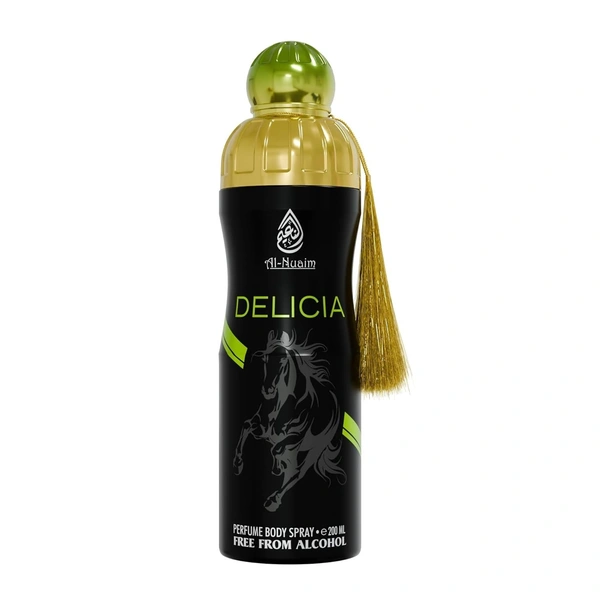 Al Nuaim Delicia Perfume Body Spray | Alcohol Free - 200ML