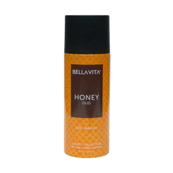 Bellavita Honey Oud Long Lasting Deodorant Spray NO Gas - Unisex