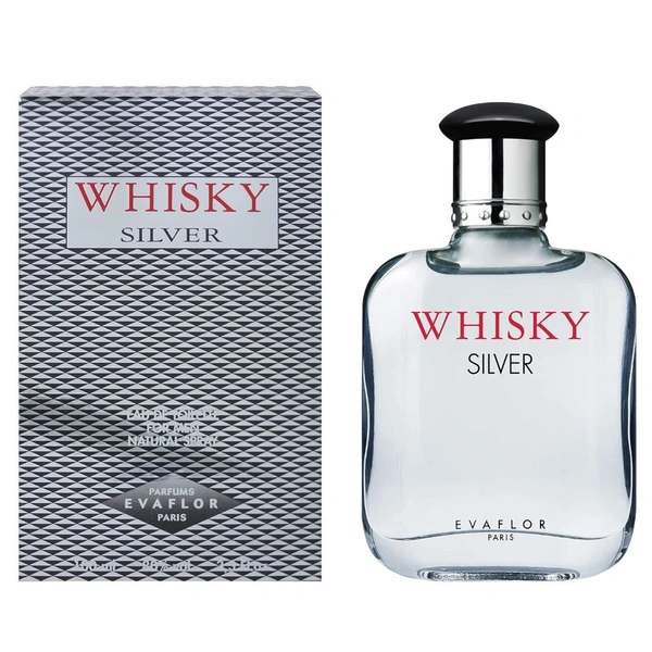 EVAFLOR Paris Whisky Silver Eau De Toilette | For Men - 100ML