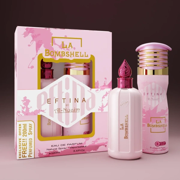 Al Nuaim LA Bombshell Fragrance Set 2 in 1 - 200ML+100ML