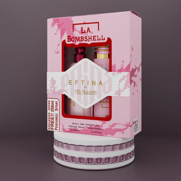 Al Nuaim LA Bombshell Fragrance Set 2 in 1 - 200ML+100ML