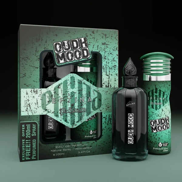 Al Nuaim Oudh Mood Fragrance Set 2 in 1 - 200ML+100ML