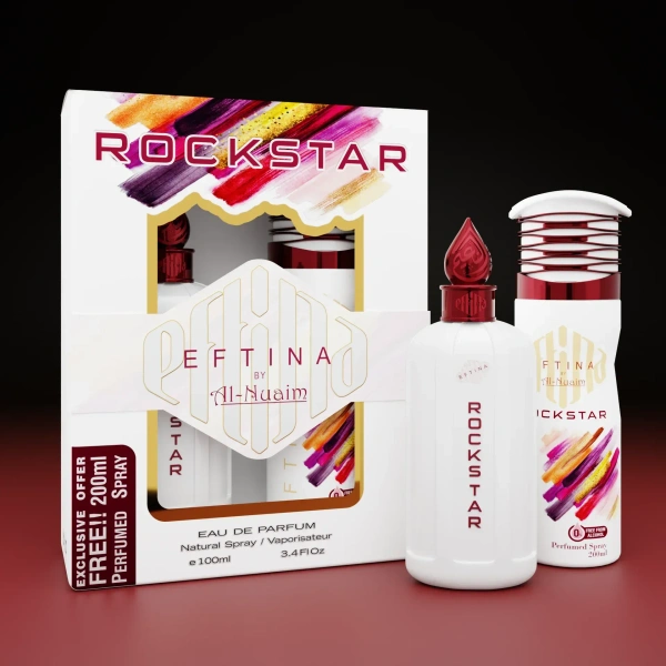 Al Nuaim Rockstar Fragrance Set 2 in 1 - 200ML+100ML