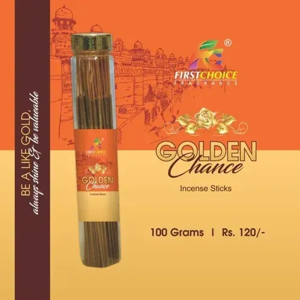 First Choice GOLDEN Chance Incense Sticks - 100GM