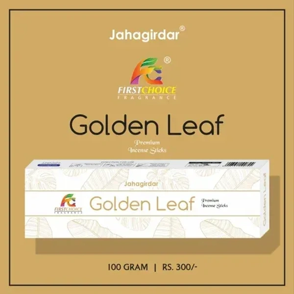 First Choice Golden Leaf Premium Incense Sticks - 100GM