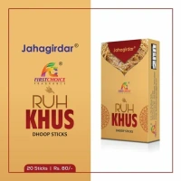 First Choice RUH KHUS Dhoop Sticks - 20 Sticks