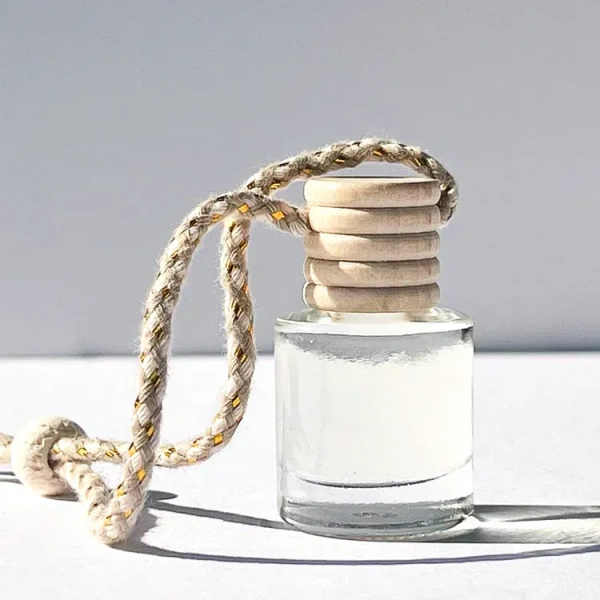 Groovy Fragrances Car Air Freshener Perfume Plain hanging bottle | Natural Perfume Oil | Mix Shape 6ML - Ponds
