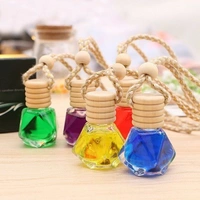 Groovy Fragrances Car Air Freshener Perfume Plain hanging bottle | Natural Perfume Oil | Mix Shape 6ML - Ponds