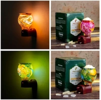 Prathna Platinium Electric Kapoor/Aroma/Bakhoor Burner for Home Fragrance with Night lamp Mirror Incense Holder P12 (Multicolor)