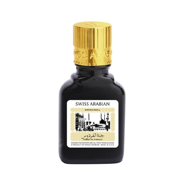 Swiss Arabian Jannet El Firdaus Orignal Attar - Black - 9ML