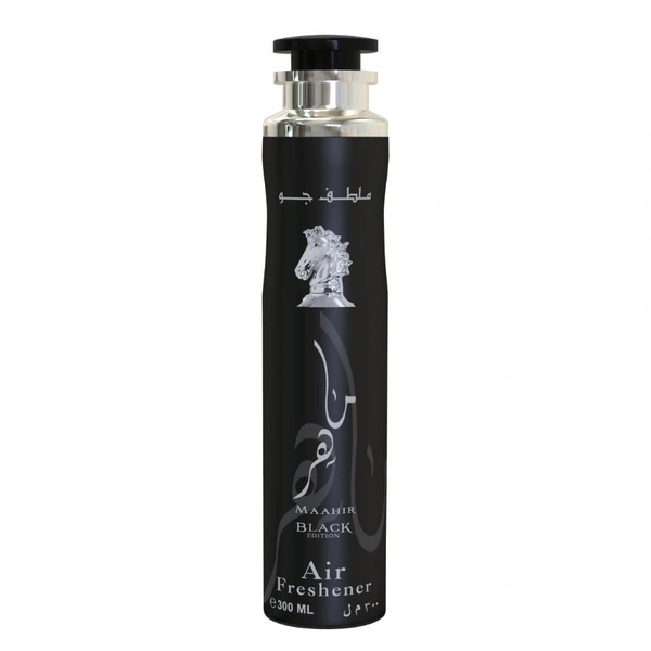Lattafa Maahir Black Edition Air Freshener for Home, Bedroom, Office, Car - 300ML