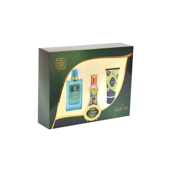 Naseem SADAAT Gift Set Premium Quality Made In UAE product - 80ML+24ML+50GM