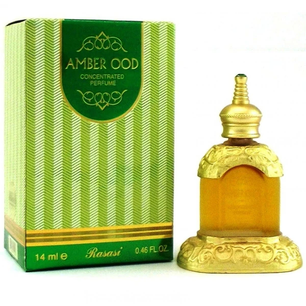 Rasasi Amber Oud Concentrated Perfume | Alcohol Free