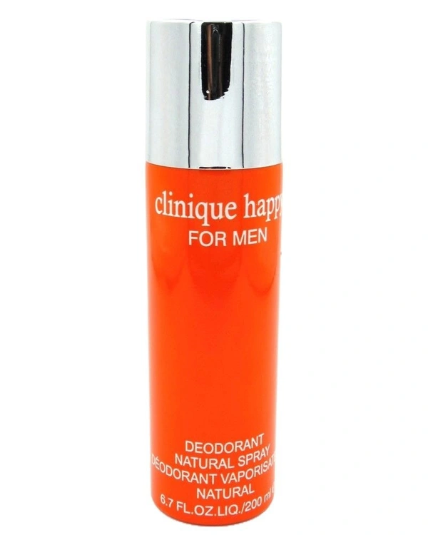 Imported clinique happy For Men deodorant Natural Body Spray - For Men - 200ML