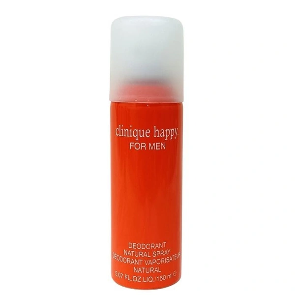 Imported Clinique happy For Men DEODORANT Natural Body Spray - 150ML