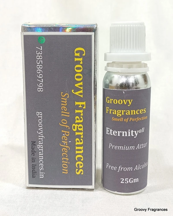 Groovy Fragrances Eterna Long Lasting Perfume Roll-On Attar | Unisex | Alcohol Free by Groovy Fragrances - 25Gm