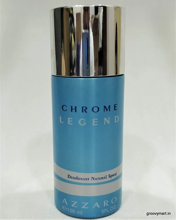 Imported Azzaro chrome legend perfumed body spray - For Men - 150ML