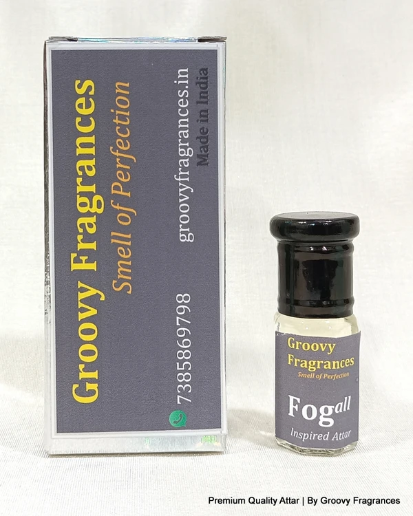 Groovy Fragrances Fog Long Lasting Perfume Roll-On Attar | Unisex | Alcohol Free by Groovy Fragrances - 3ML