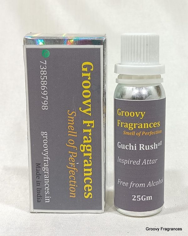 Groovy Fragrances Guchi Rush Long Lasting Perfume Roll-On Attar | Unisex | Alcohol Free by Groovy Fragrances - 25Gm