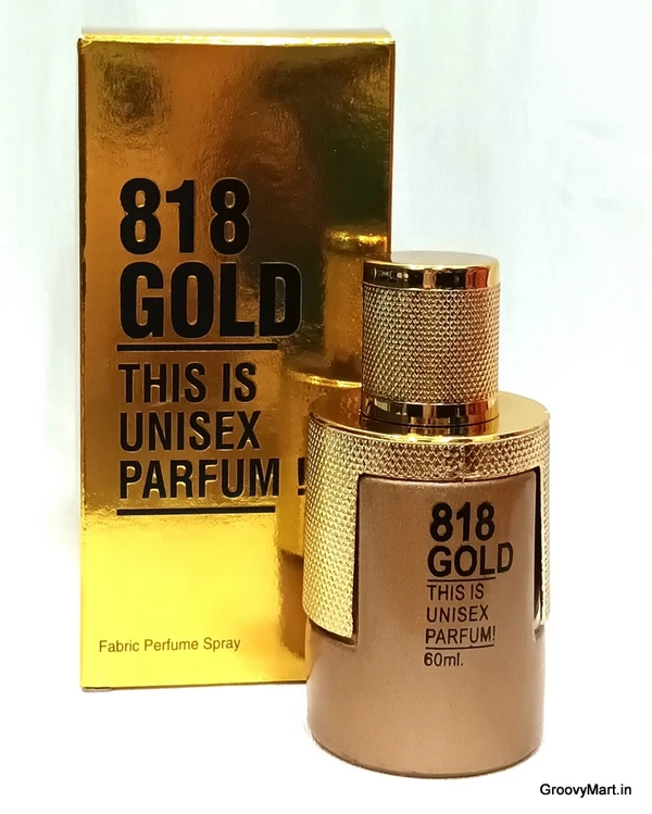 HP 818 Gold Unisex Fabric Perfume Spray - 60ML