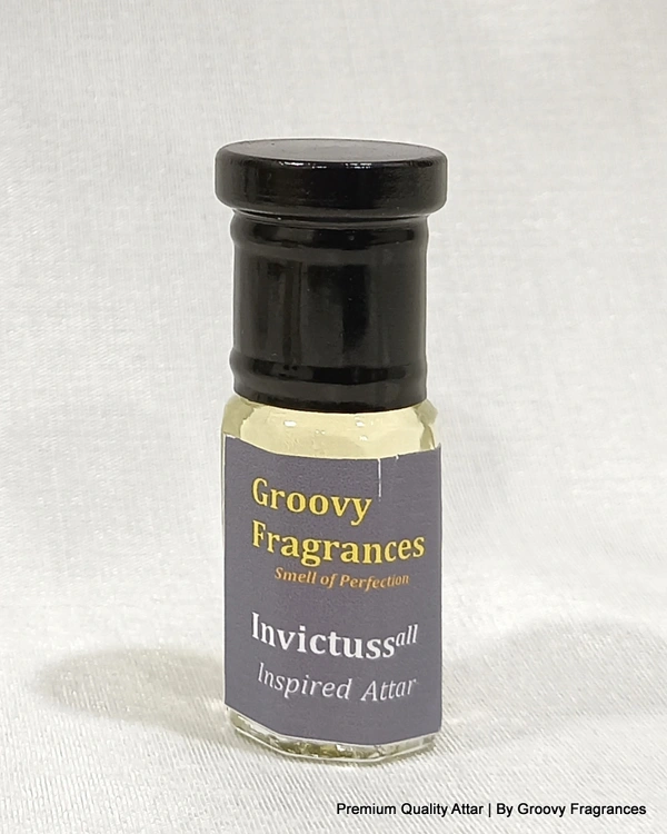 Groovy Fragrances Invictuss Long Lasting Perfume Roll-On Attar | Unisex | Alcohol Free by Groovy Fragrances - 3ML