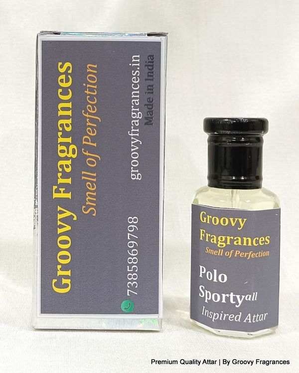 Groovy Fragrances Polo Sporty Long Lasting Perfume Roll-On Attar | Unisex | Alcohol Free by Groovy Fragrances - 12ML