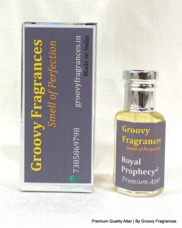 Groovy Fragrances Royal Prophecy Long Lasting Perfume Roll-On Attar | Unisex | Alcohol Free by Groovy Fragrances - 12ML