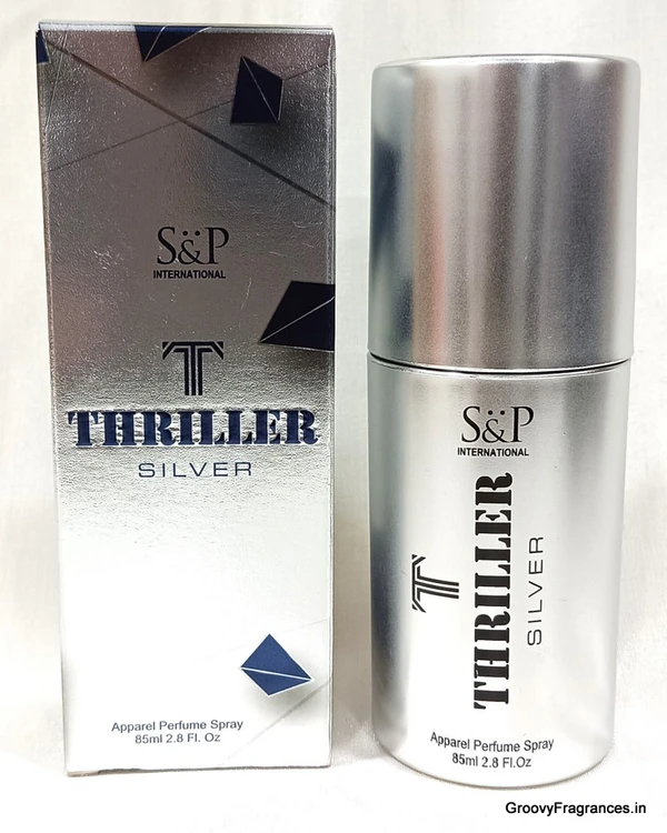 S&P International THRILLER Silver Apparel Perfume Spray - 85ML