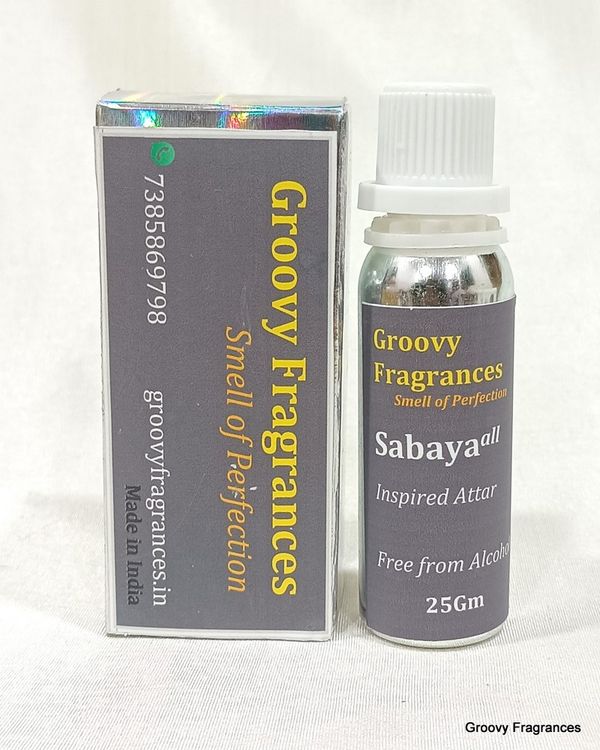 Groovy Fragrances Sabaya Long Lasting Perfume Roll-On Attar | Unisex | Alcohol Free by Groovy Fragrances - 25GM - 25Gm