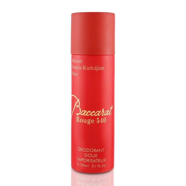 Imported Maison Francis Khukdjian Baccarat Rouge 540 DEODORANT Doux Vaporisateur Spray - 150ML