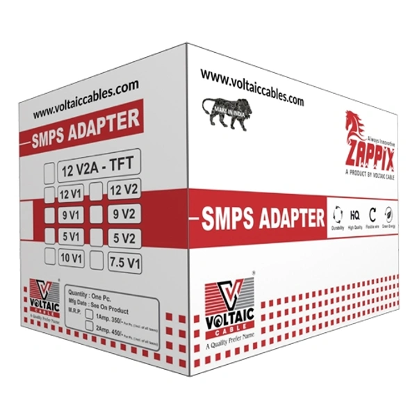VOLTAIC ZAPPIX ADAPTER 12V DC 5 AMP - BLACK