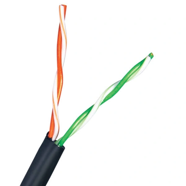 VOLTAIC Cat5e 2 PAIR SINGLE COATING - Black