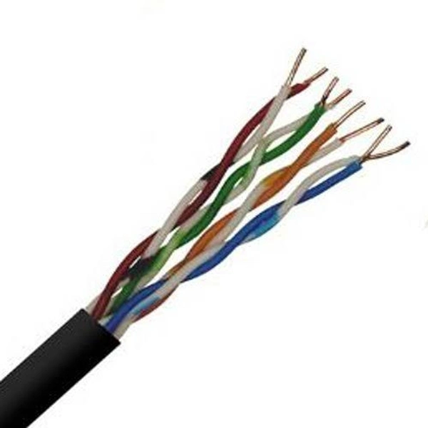 VOLTAIC CAT5 4 PAIR SINGLE COATING CABLE - Black