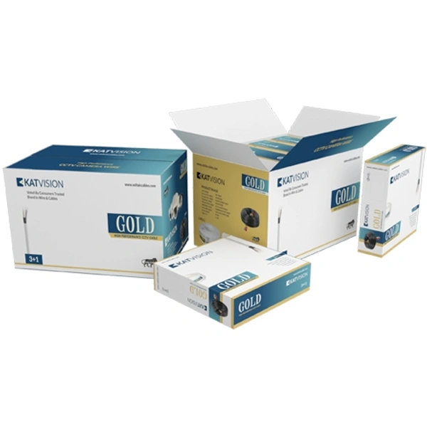 VOLTAIC (KATVISION) KT - GOLD (3+1) 70 MTR BOX - White